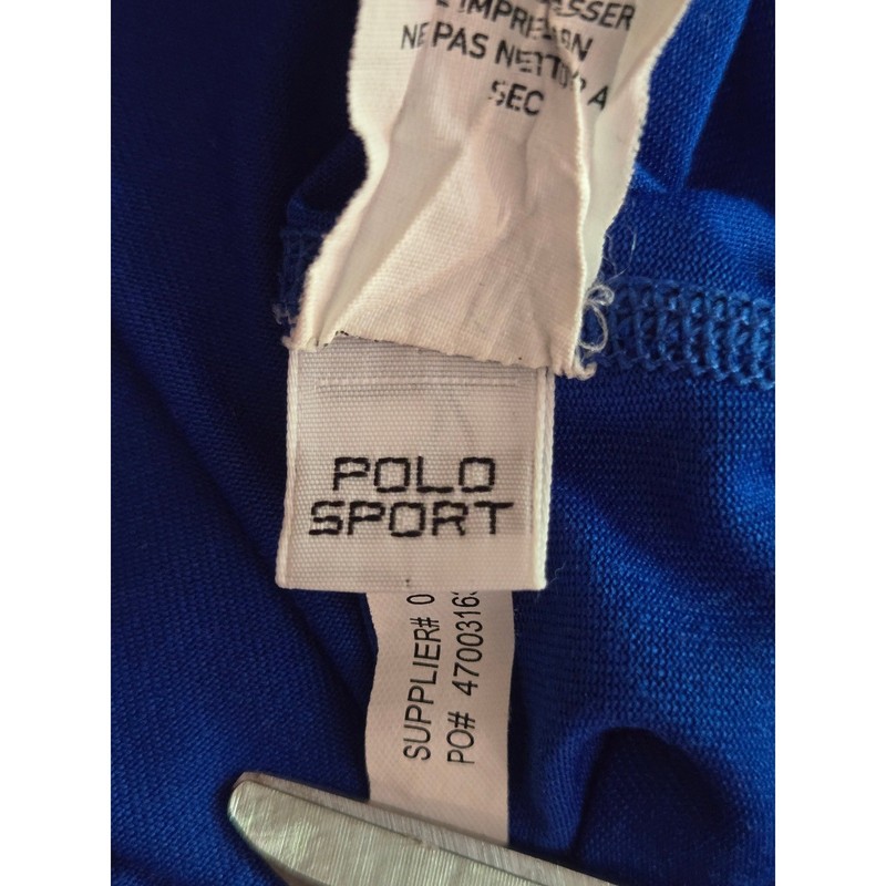 Polo Sport Ralph Lauren Mens Large Blue ThermoVent Performance T-Shirt gallery