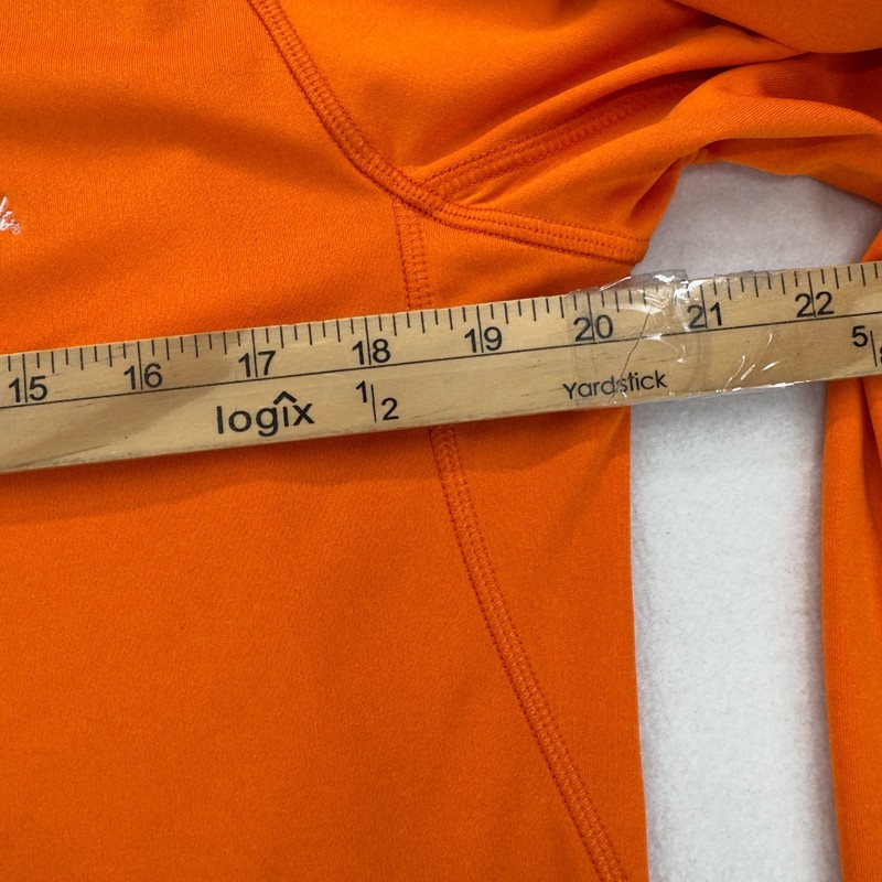 KJUS Shirt Mens Large Orange Keano Half Zip Golf Pullover Beaver Creek UPF50 gallery