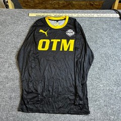 Puma Jersey Long Sleeve Shirt Mens Size S Black Yellow NXTPRO OTM Athletic
