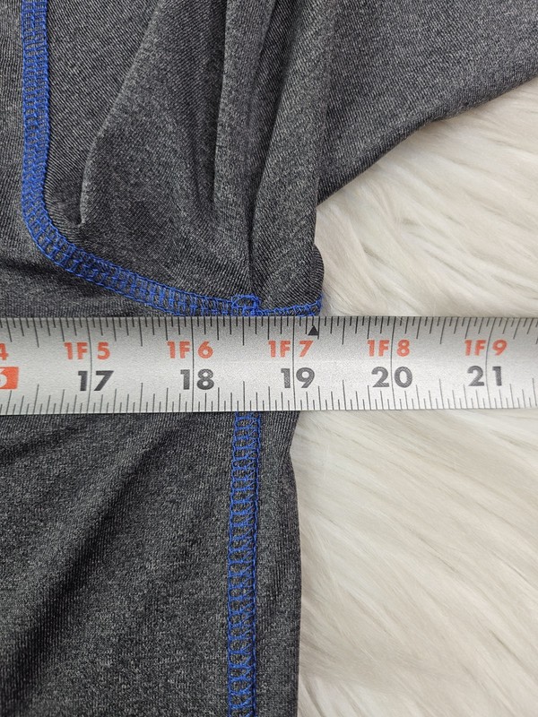 RBX mens X-Train Compression Long Sleeve Gray Activewear Shirt SZ(L) gallery