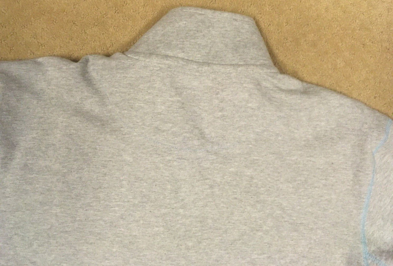 Buoy 4 Mens Pullover LARGE Gray 1/4 Zip Coastal Knit Nautical Seal Fishing gallery