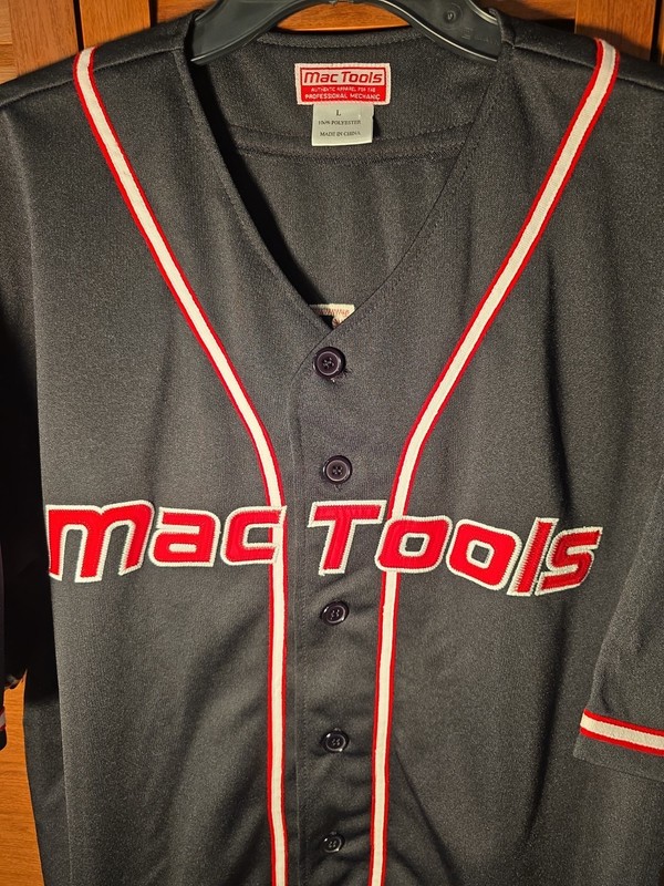 Mac Tools #38 Baseball Style Jersey Size: L - ( Large ) gallery