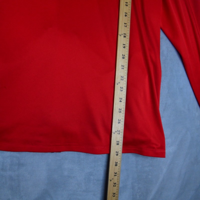Under Armour Full Zip Mens XL Red HeatGear Hoodie Loose Athletic Flaw gallery