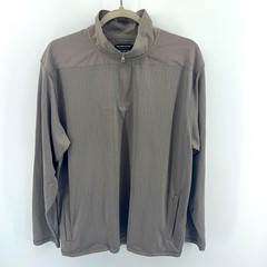 Southern Marsh herringbone print performance 1/4 zip long sleeve pullover sz M