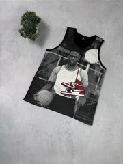 Jordan Brand Michael Jordan Print Tank Top Black Size L Vest