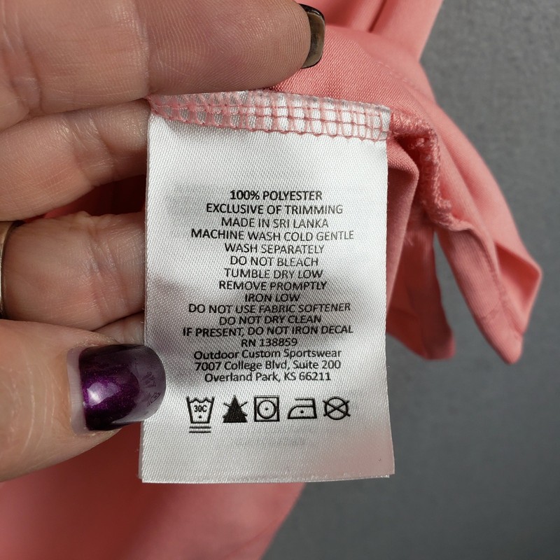 Columbia Men's XL Drive Polo Shirt Salmon Pink Preppy Omni-Wick Golf Athletic gallery