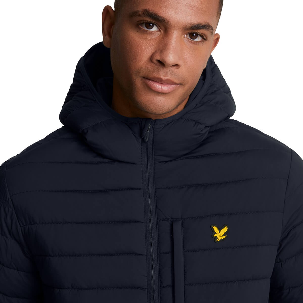 Lyle & Scott Mens Stretch Lightweight Quilted Jacket - Dark Navy - M gallery