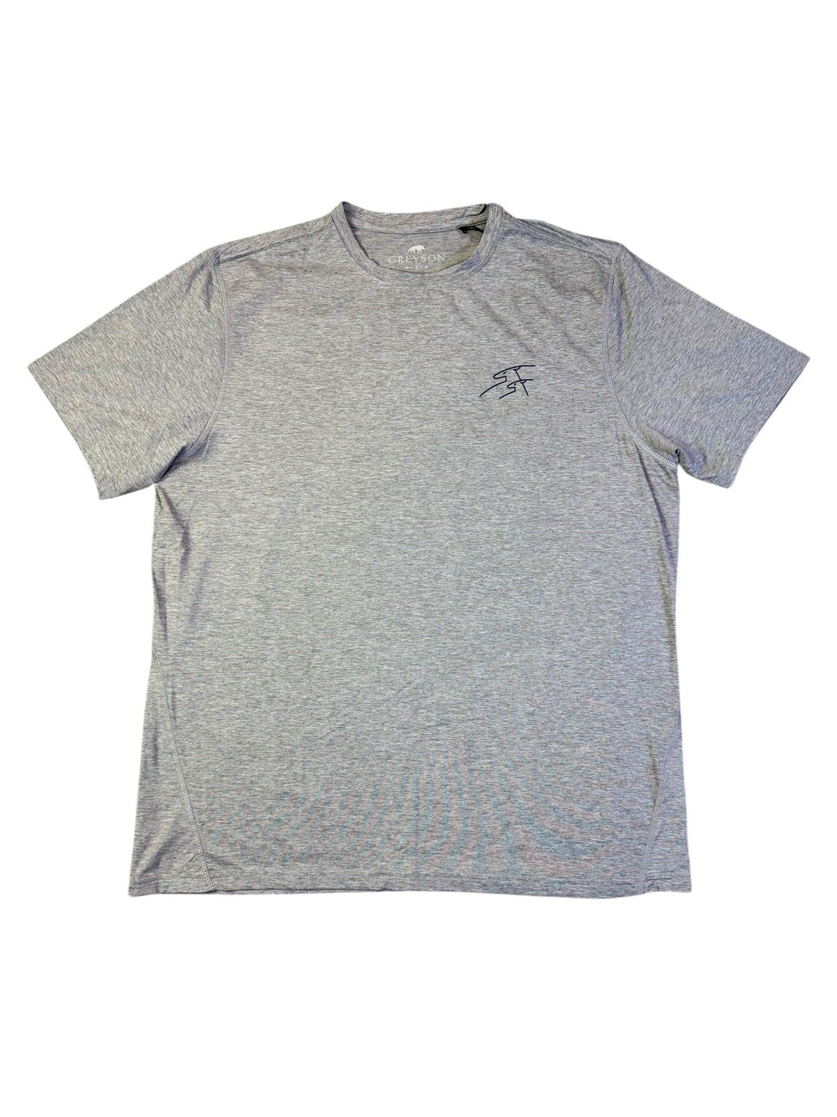 Greyson Sport Brrr Shirt Stretch Performance Short Sleeve X Large Mens Grey Golf gallery