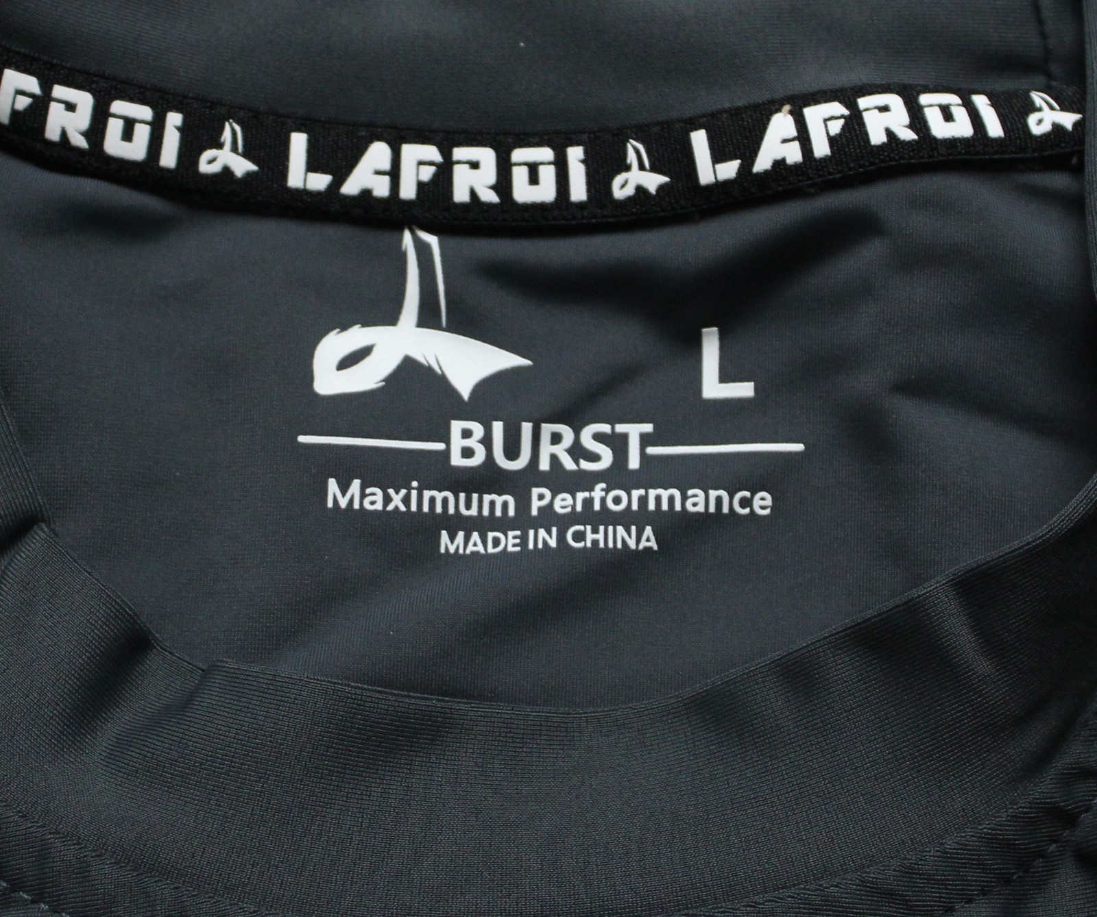 Lafroi Men's Long Sleeve Compression Rash Guard EH6 Asym Dark Grey Large NWT gallery