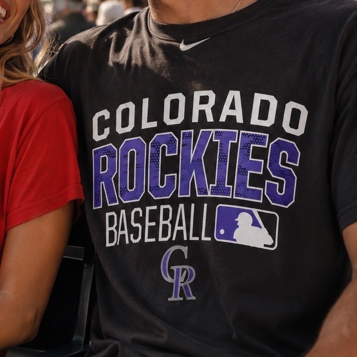 Nike Colorado Rockies MLB Authentic Collection Dri-FIT Baseball T-Shirt Mens L gallery