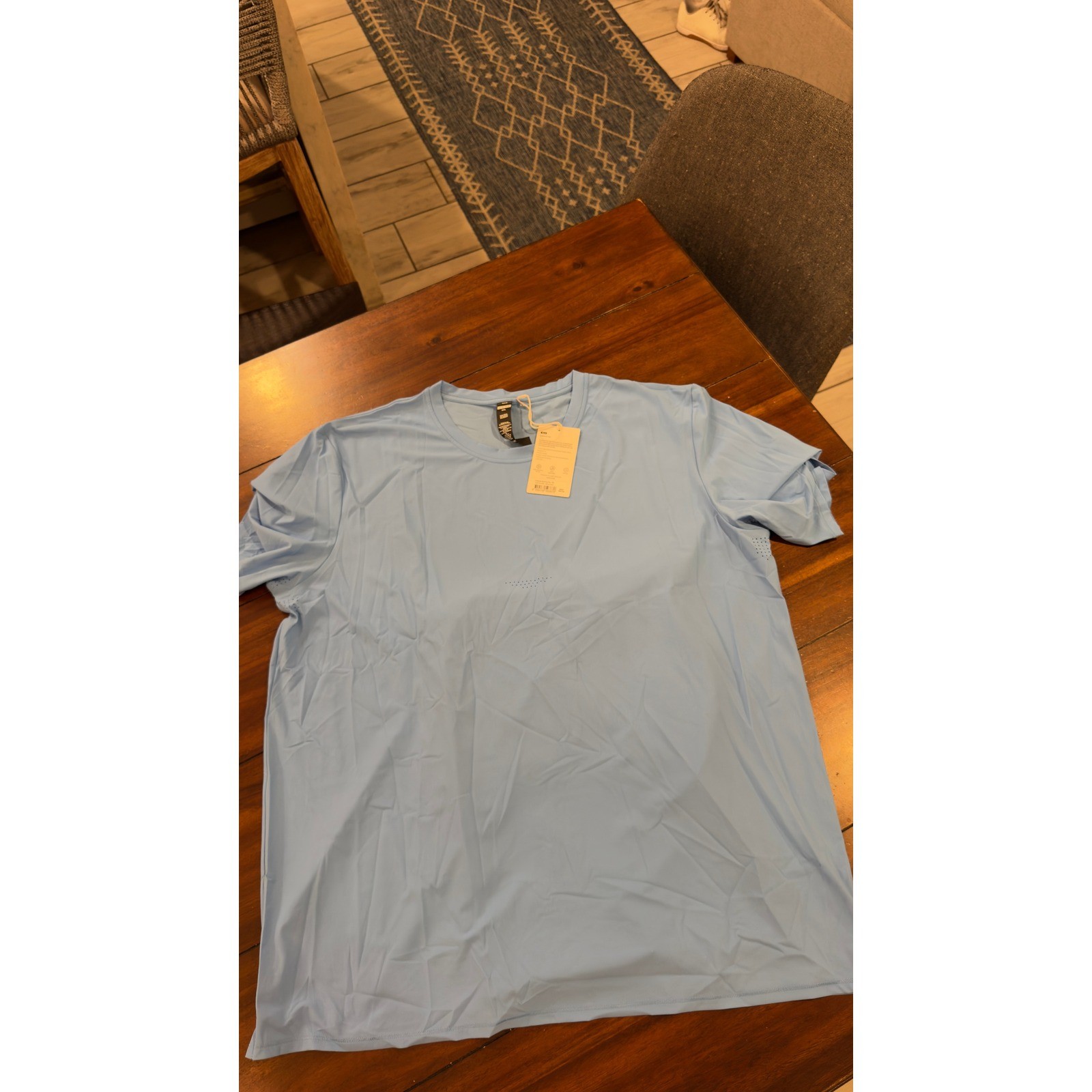 LSKD Cadence Running Tee Azure Blue MSST01580 Mens 2XL New gallery