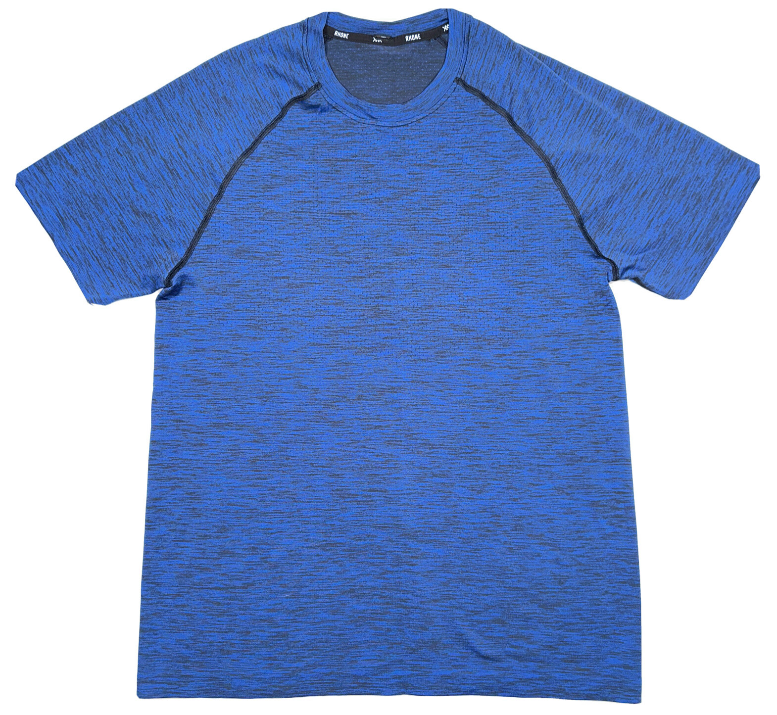 Rhone Reign Midnight Sapphire/ Black Heather Athletic Shirt, Size:M gallery