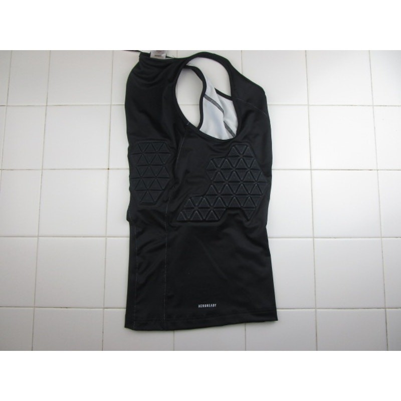 Adidas IM3592 Basketball Padded Aeroready Tank Top Men's Small Tall Black gallery