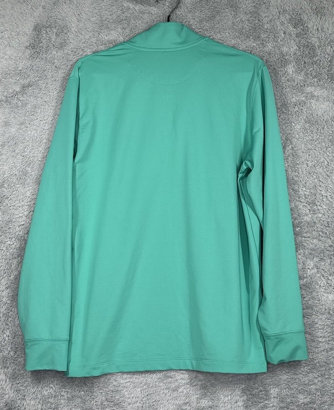 Vineyard Vines Pullover Mens SmallGreen Performance Quarter Zip Long Sleeve gallery