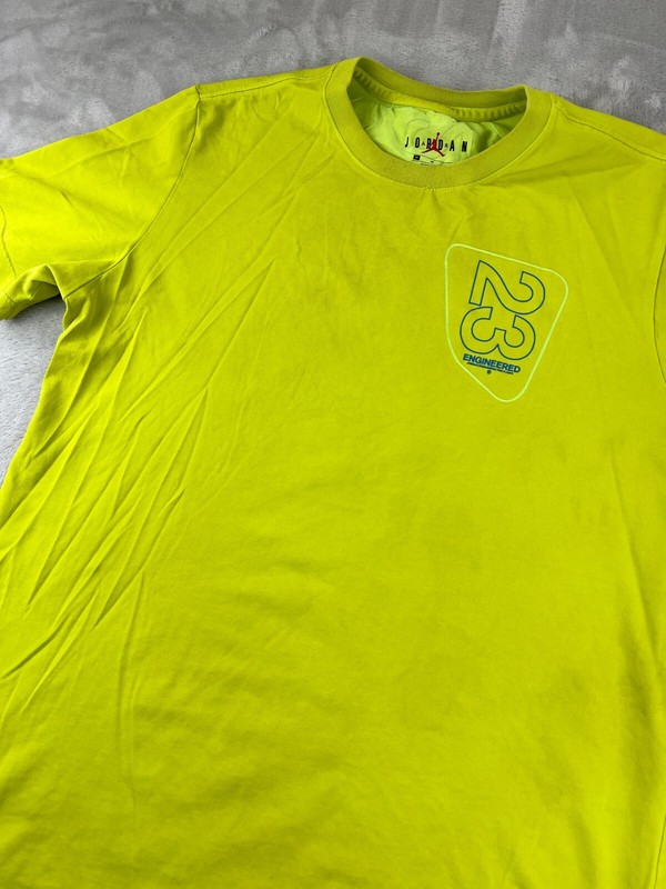 JORDAN 23 MEN'S ENGINEERED PRINT Athletic Shirt LIME GREEN MEDIUM Basketball gallery