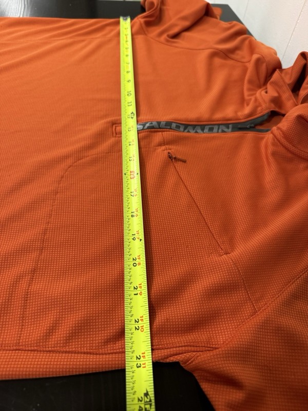 Vintage 2005 Salomon 1/4 Zip Collared Shirt Orange Size L Gorpcore Motomesh Y2K gallery