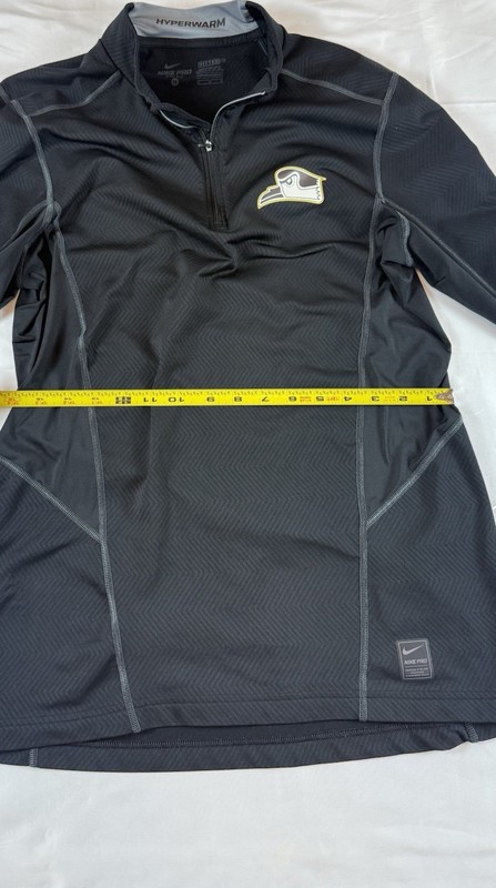 Nike Pro Hyperwarm 1/4 Zip Pullover Black Men’s Size M gallery