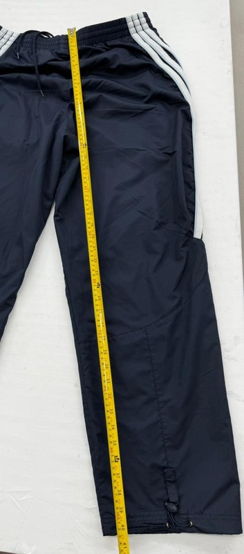 Adidas Track Pants Mens Navy XL Three Stripes Tapered Regular Fit gallery