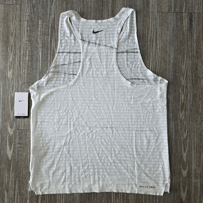 Nike Dri-Fit ADV Running Division Pinnacle Tank Racer Back XL White DQ4774-100 gallery