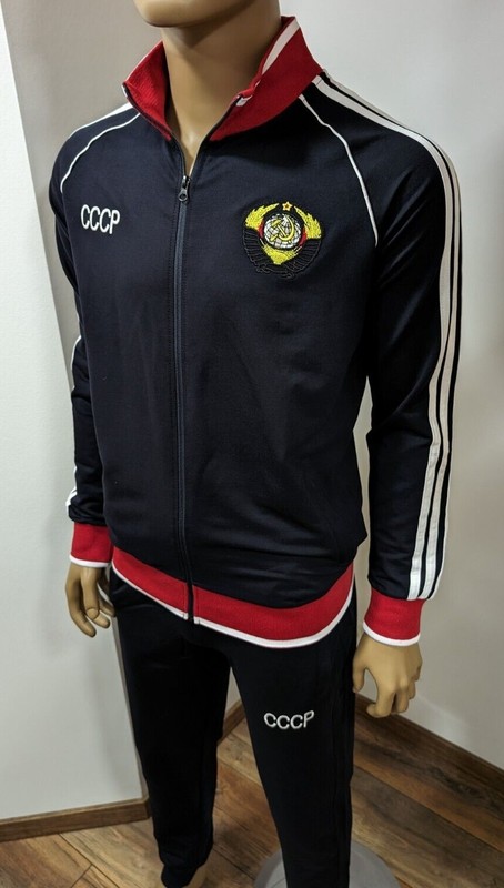 RUSSIA-CCCP-USSR "СЛОВО ПАЦАНА" Tracksuit S-M-L-XL-XXL Dark Blue gallery