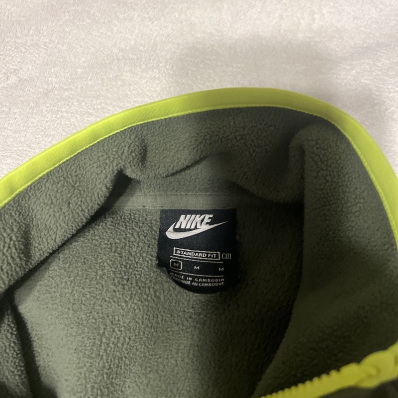 Nike Golf Pullover Mens Medium Green Therma Fit 1/4 Zip Fleece gallery