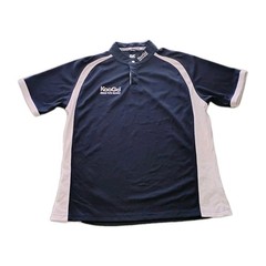 Kooga Rugby Shirt Navy Blue 3X EUC Pro Tech Tight Fit 🔥 Preppy Trend Free Ship
