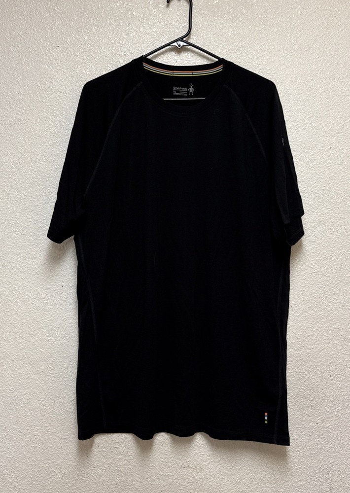 Smartwool Men’s Merino Sport 150 Short Sleeve Tee Black SW016041 Stretch Sz XL