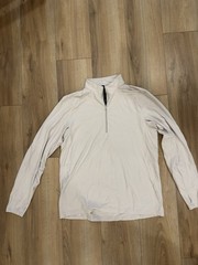 Lululemon Mens Engineered Warmth Size XL Ivory Quarter Zip