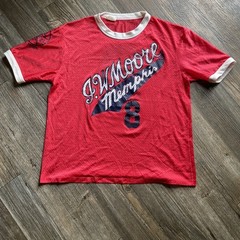 Vintage Softball Jersey JW Moore Memphis Size Large