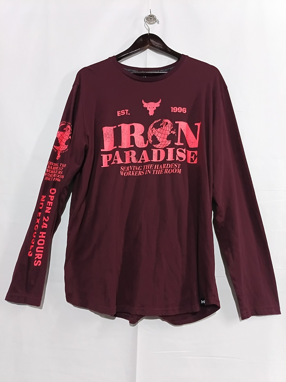 Project Rock Under Armour Long Sleeve Sweater Iron Paradise 2xL gallery