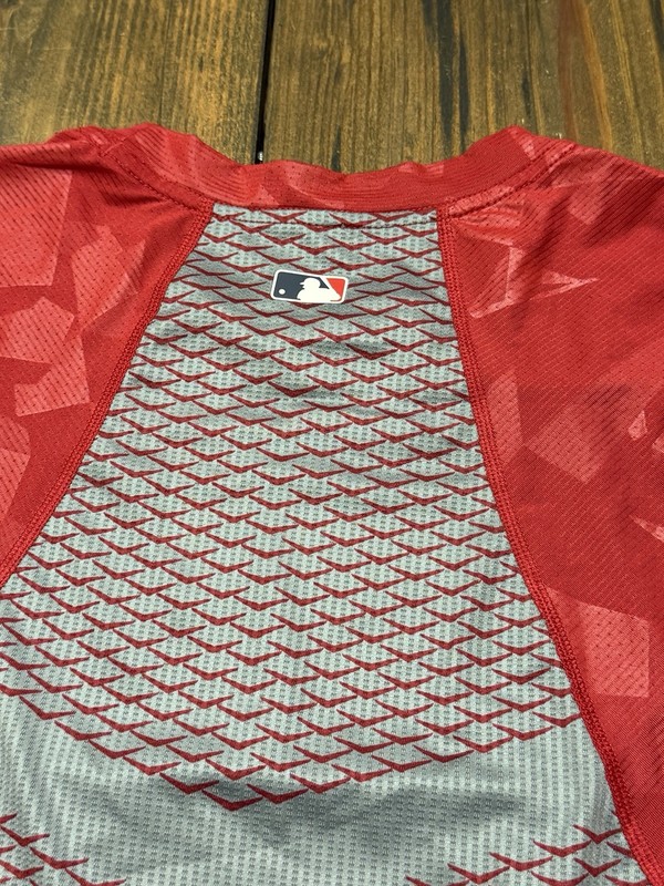 St Louis Cardinals Men’s Nike Pro Hypercool Compression Shirt Red Camo • XL gallery