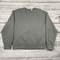 Adidas Adicolor Trefoil Crewneck Sweatshirt M Classic Look Soft Top Gray EUC
