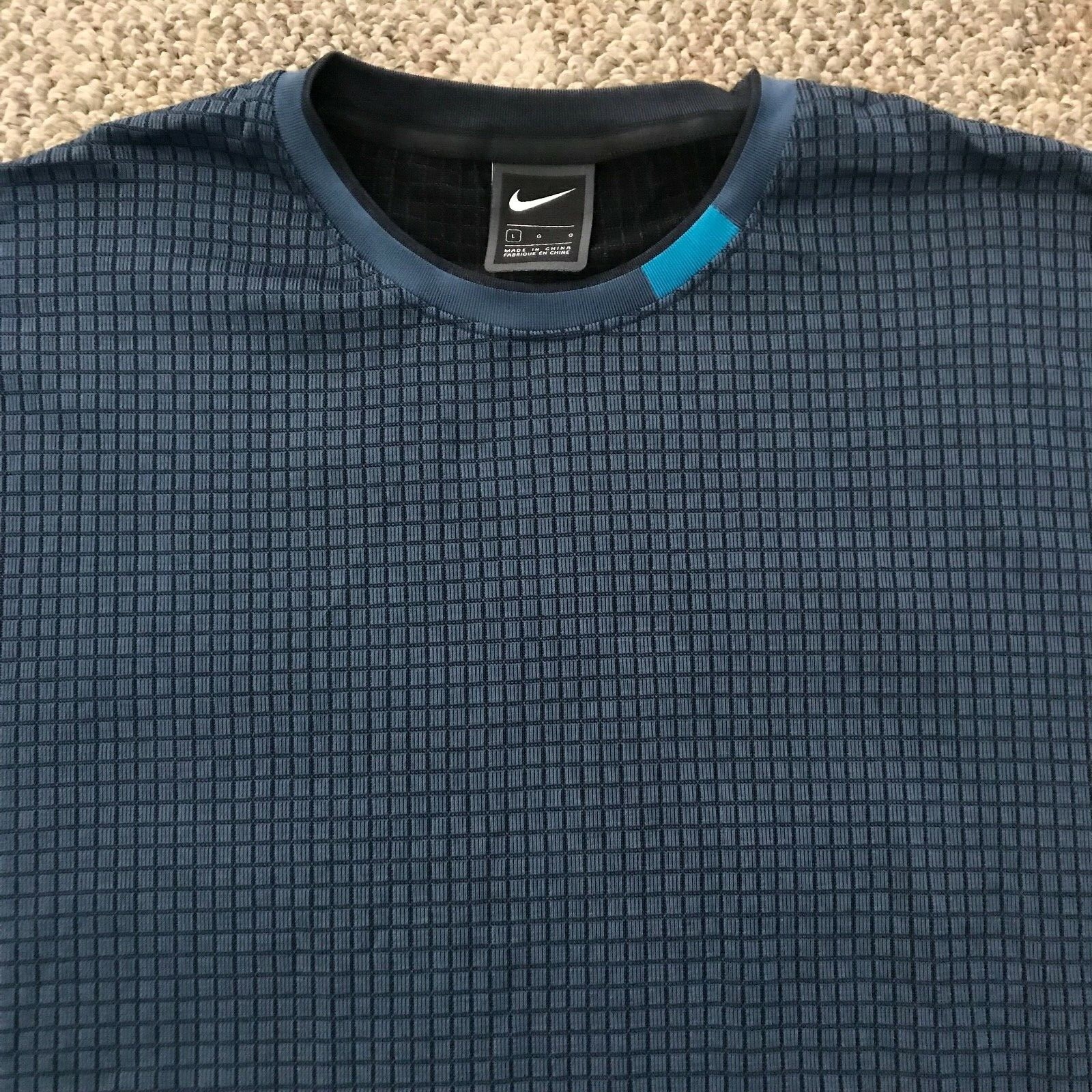 Nike Tech Pack Tee T- Shirt Top Grid Short Sleeve AR1592-418 Men's Size Large L gallery