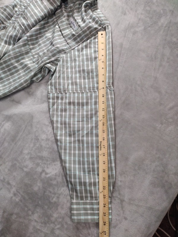 Habit Button Shirt Mens XL SPF 40+ Gray Green Plaid Long Sleeve Fishing Outdoor gallery