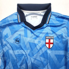 Classicos De Futbol Football Shirt Men’s Blue L Short Sleeve Collared Pullover