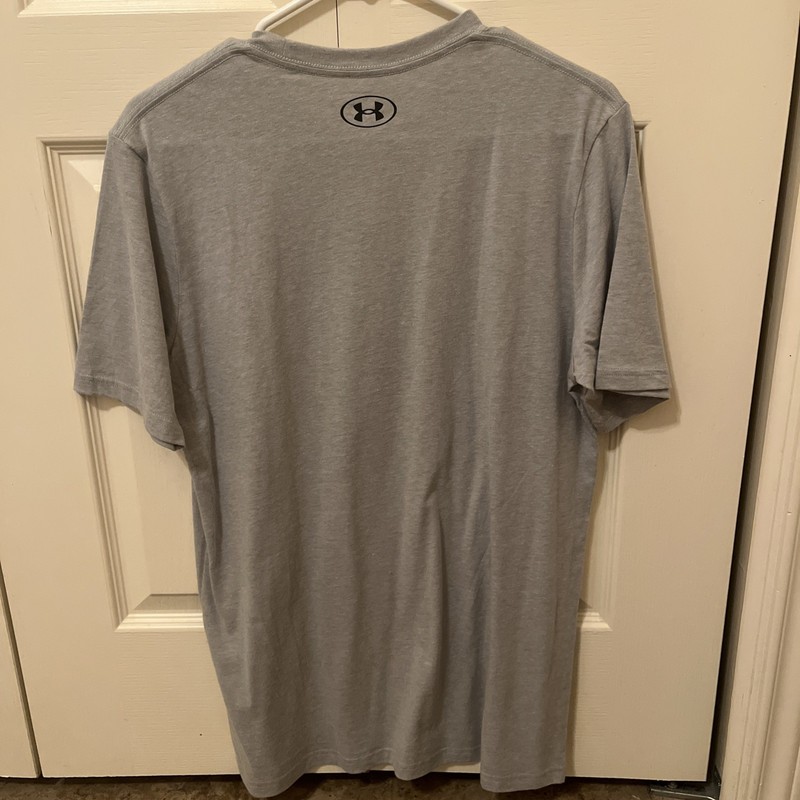 Under Armour Men's Baseball Icon Loose Gray Short Sleeve Tee Size M UA97 gallery
