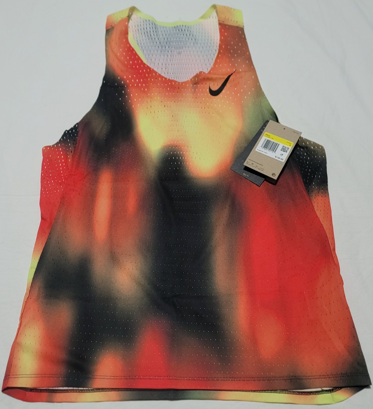 Nike Dri-FIT ADV Aeroswift Elite Running Singlet Men’s Sz S HJ3380-736 $100 gallery