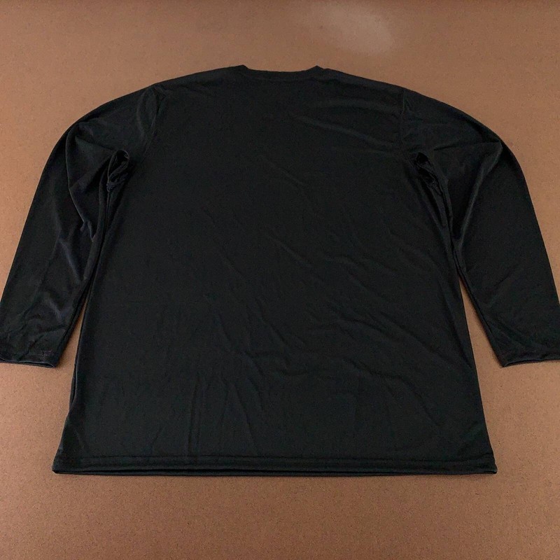 Holloway Mens Dry Excel T Shirt Black Long Sleeve Crew Neck Activewear XL New gallery