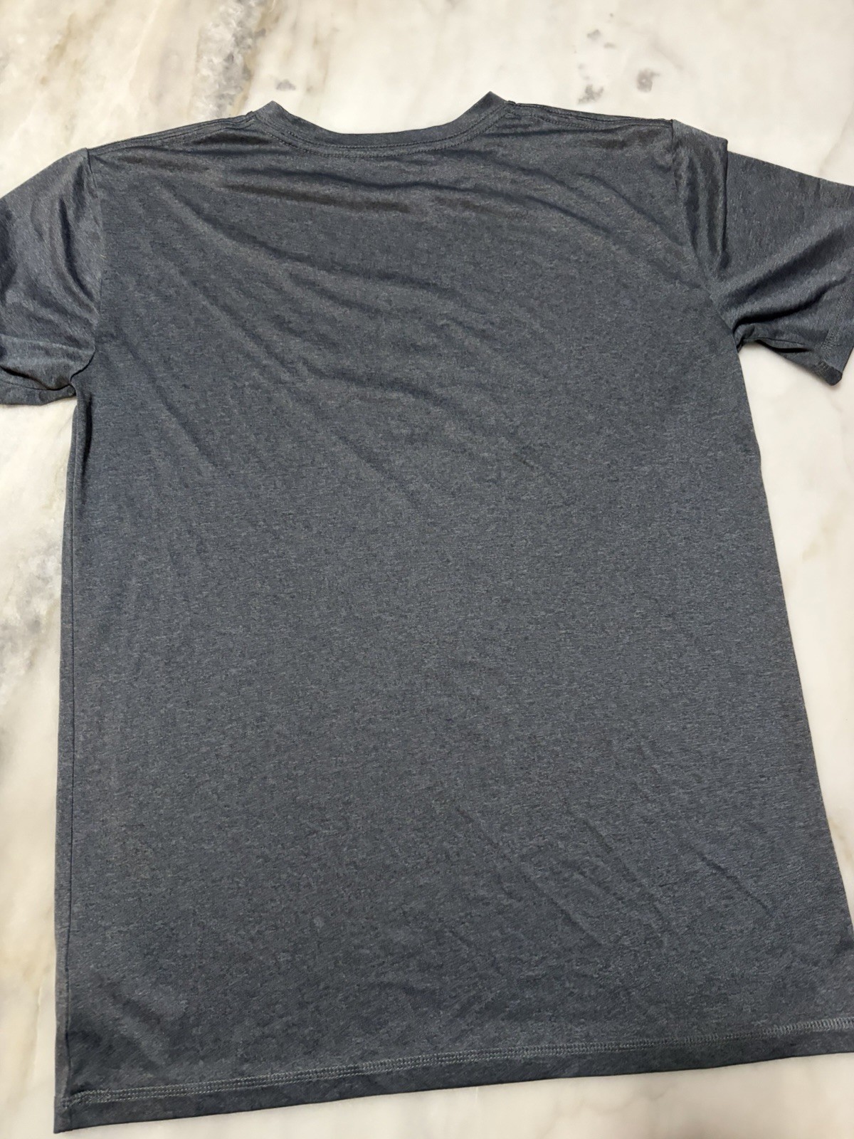 adidas Men's Gray Yellow Logo Graphic Short Sleeve Crew Neck T-Shirt S gallery