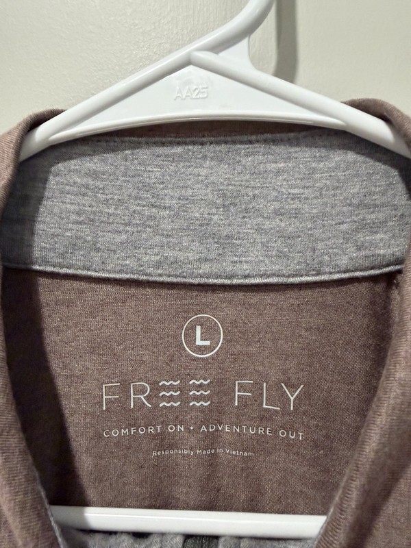 Free Fly Performance Bamboo 1/4 Zip Pullover Men’s Large Stretch gallery