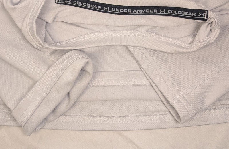 Under Armour ColdGear Fitted Long Sleeve T-Shirt White XL Men gallery