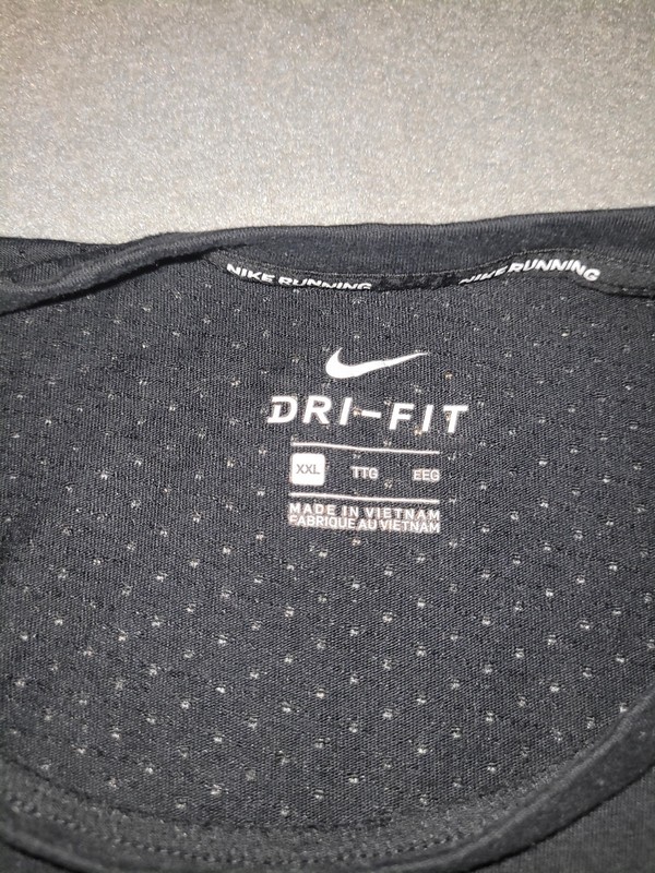 Nike Running Breathe Rise 365 Dri-FIT Short-Sleeve Top Black - Men's 2XL gallery
