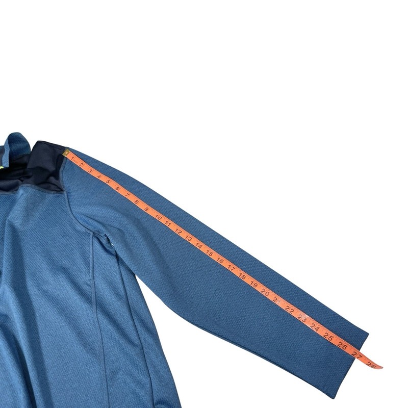 NordicTrack XL Blue Quarter Zip Pullover NT Dri Tech Pocket Sporty Athleisure gallery