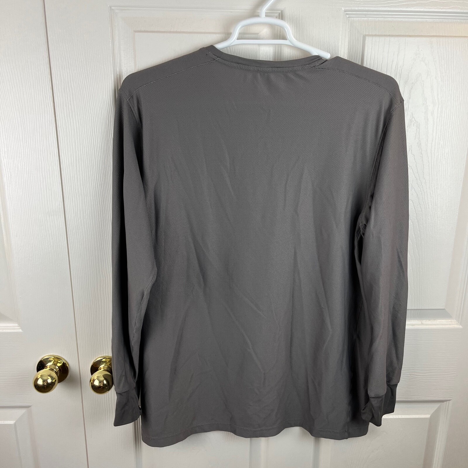 Men's Duluth Trading Buck Naked Performance Base Layer Top Gray XL Crew Neck gallery