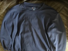 Russel Athletic Men’s Dri-Power 360 Navy Blue Long Sleeve Shirt M Medium EUC