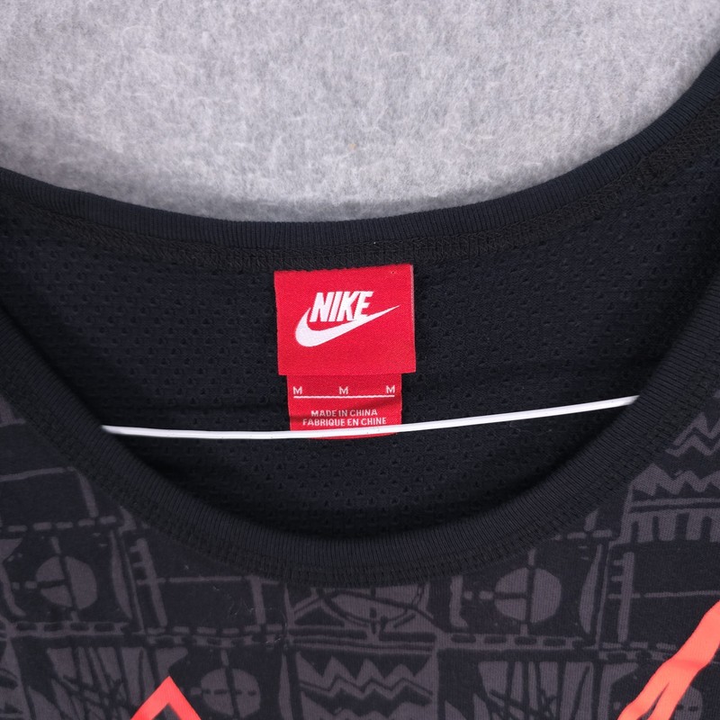 Nike Air Red Tag Y2K Swoosh Spellout Jersey Tank Top Muscle Shirt Mens Medium gallery
