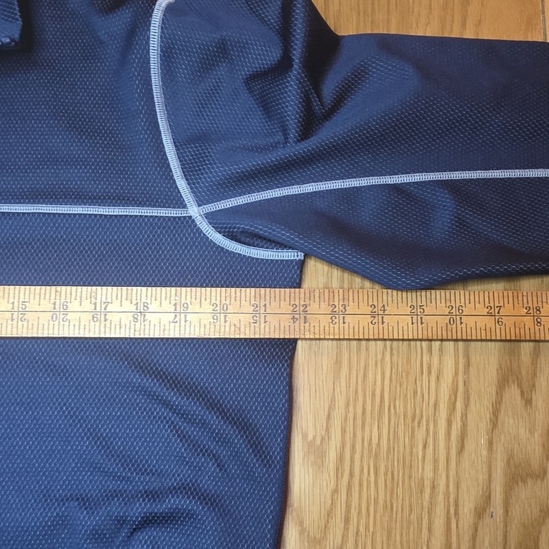 Under Armour ColdGear Men's 1/4 Zip Mock Neck Long Sleeve Regular Blue XL gallery