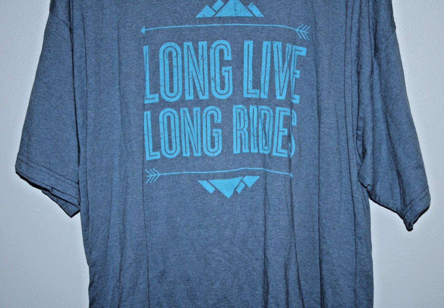 Long Live Long Rides Mens Cycling Bicycle T-Shirt 2X-Large XXL 52" Chest 31" T2B gallery