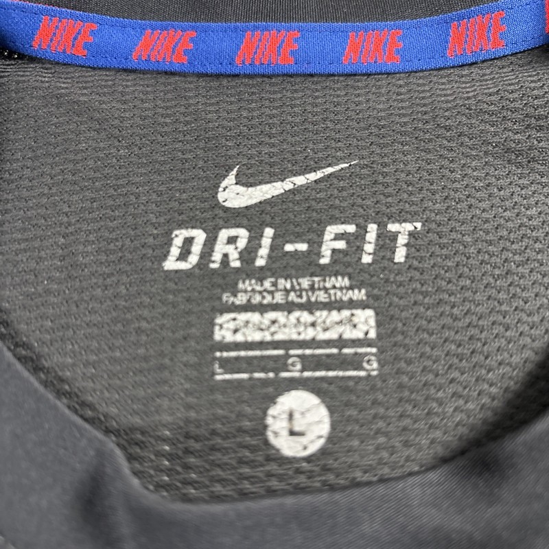 Nike Mens Large Dri-FIT Long Sleeve Training Shirt, Gray Purple Athletic Perf gallery