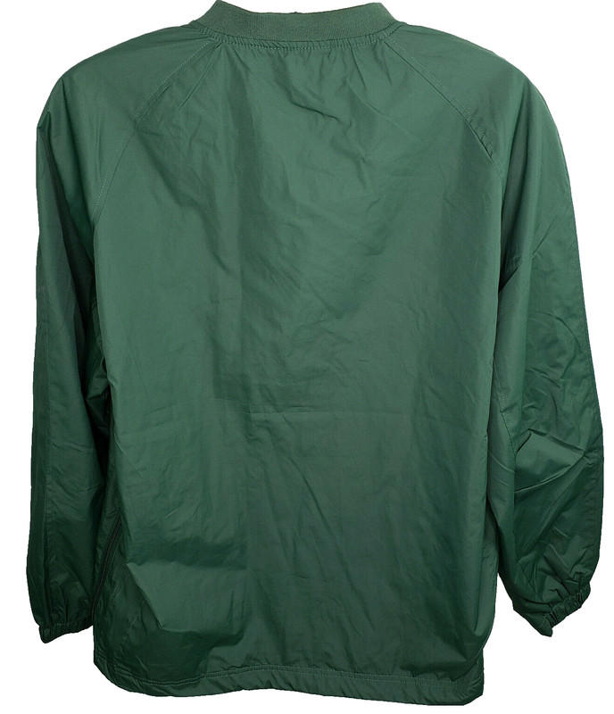 Sport-Tek Men's XL, V Neck, Raglan Windshirt, Green, Style JST72, EUC gallery